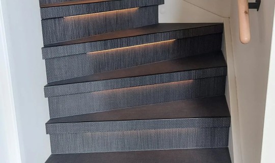 Stair Solutions trap renovatie met woven 